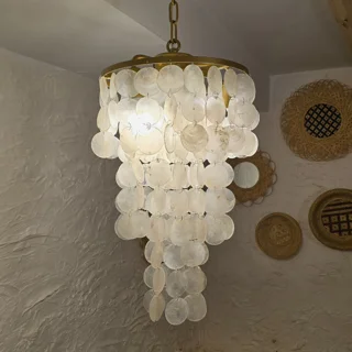 لوستر صدفی پله ای پرکار