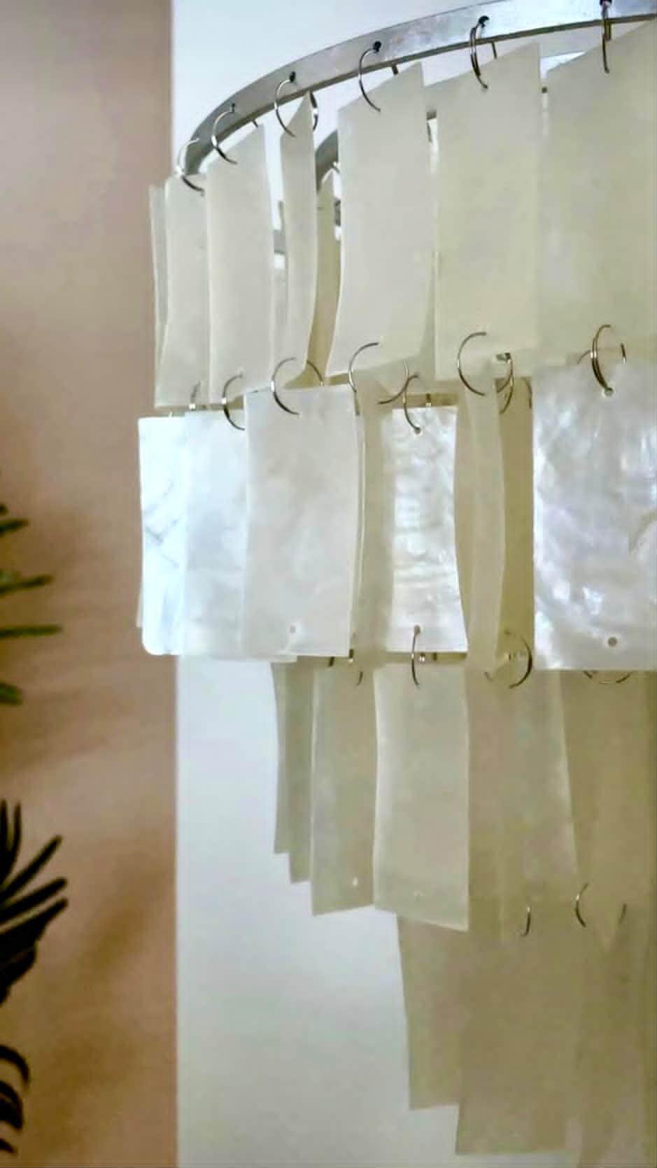 دیوارکوب خمره ای با صدف مستطیل