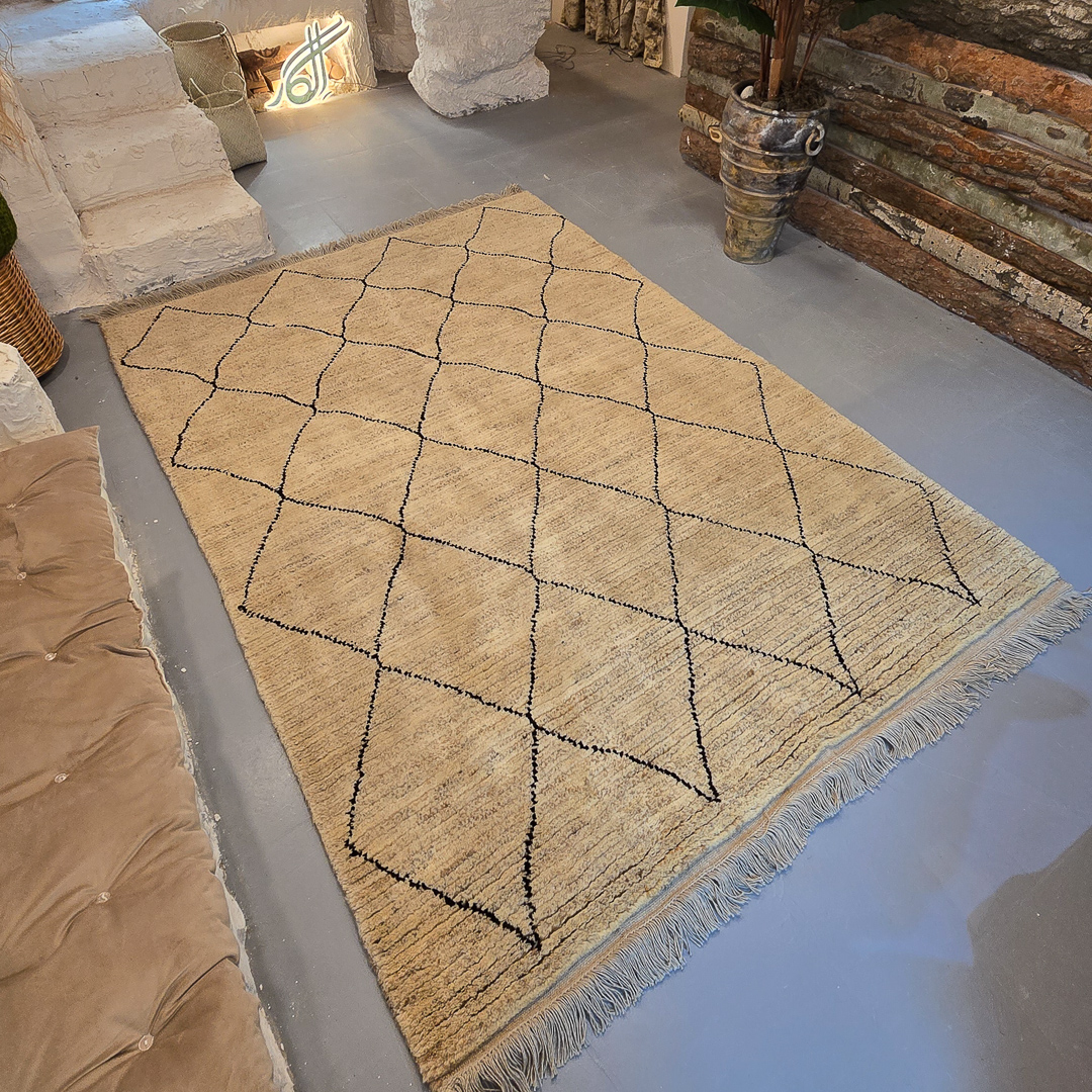 فرش لوزی مراکشی (ضخیم)