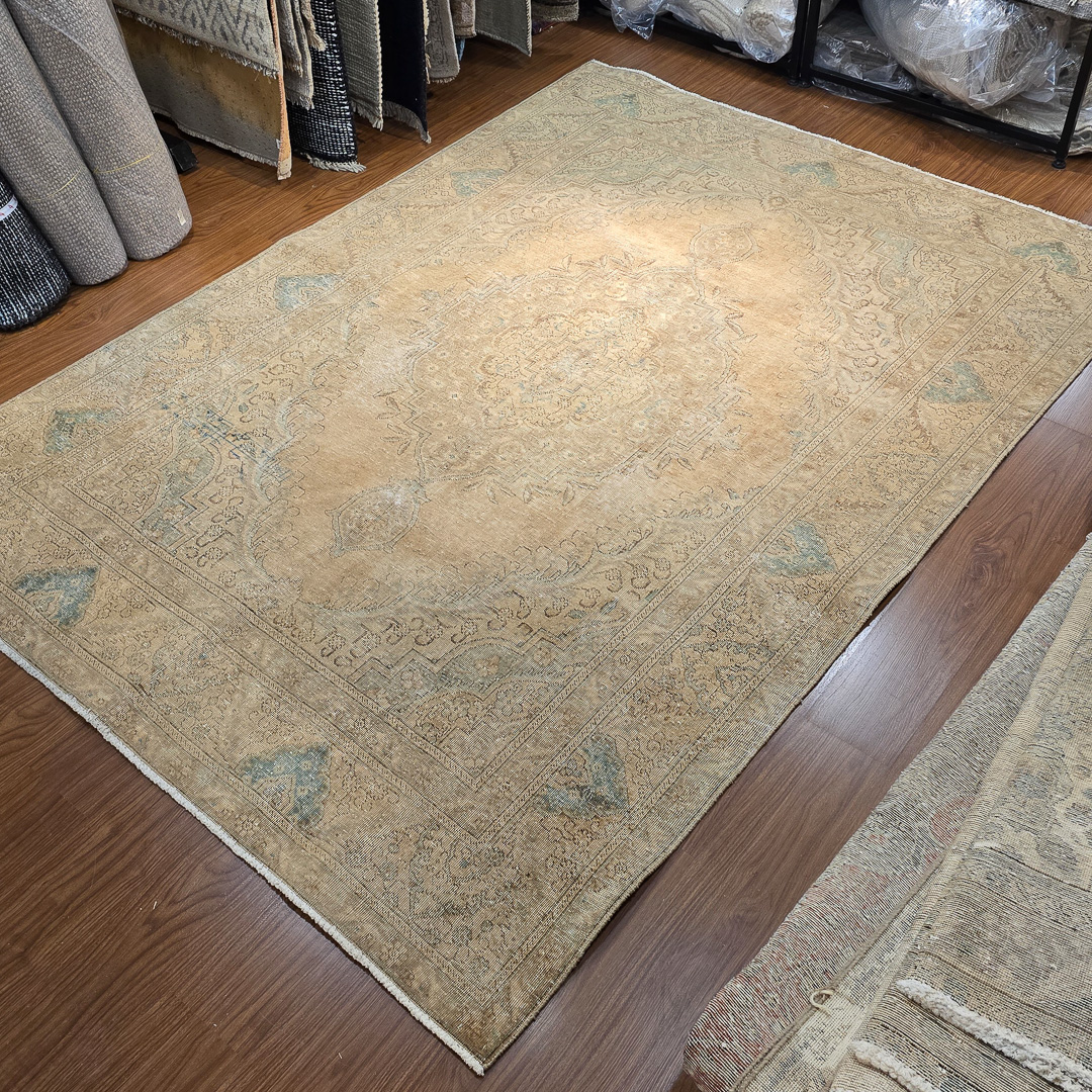 فرش وینتیج (کرم رنگ)