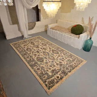 فرش دستبافت سلطان آباد سبز