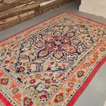 فرش سلطان آباد پشمی گل برجسته کد 03